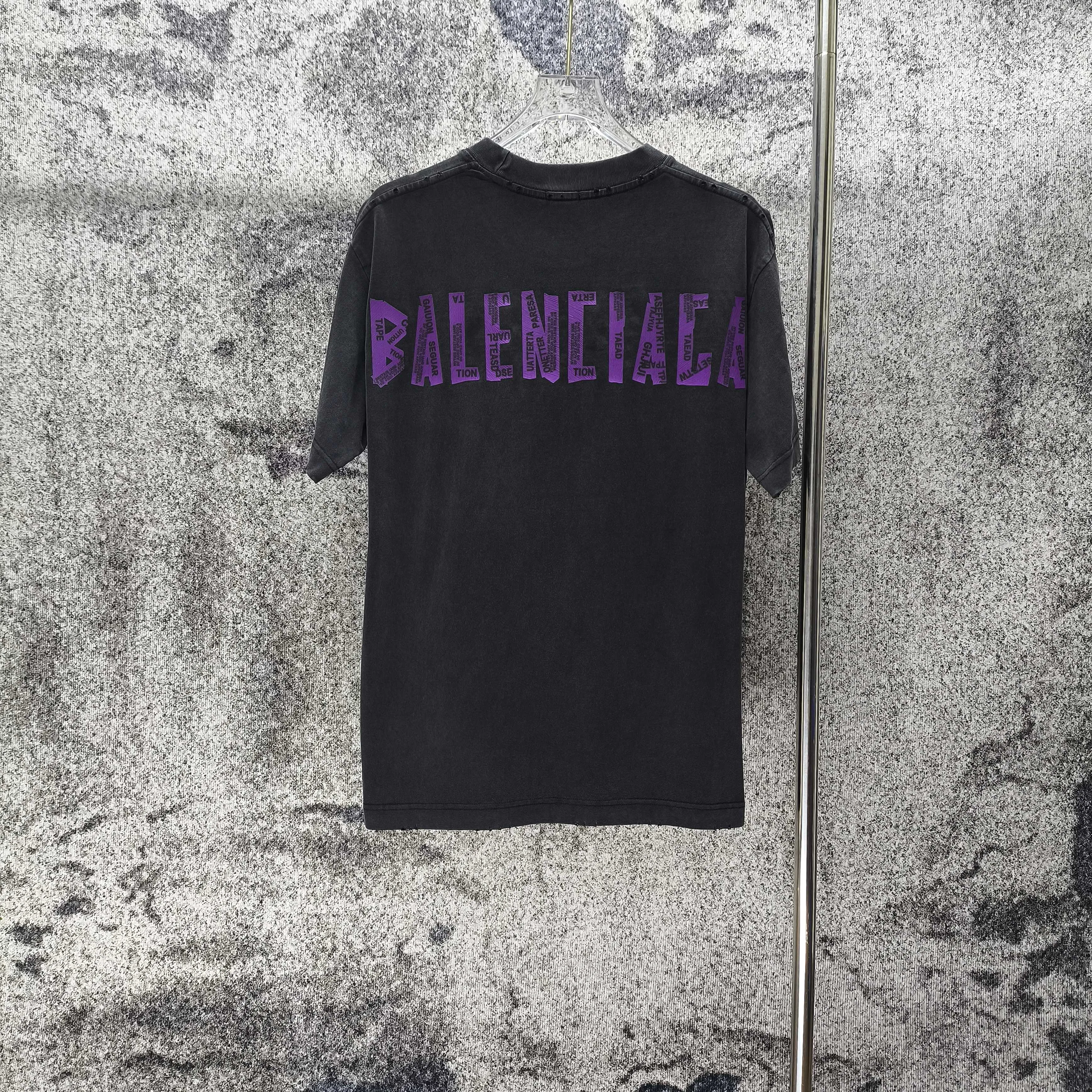 BAL* 2026 New Arrival 320g logo t Same Style Size S M L XL XXL Black White Gray